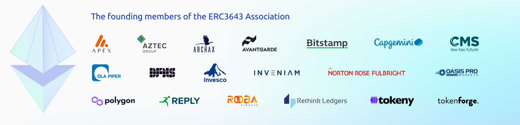 Industry Leaders Form ERC3643 Association to Propel Standardization of Tokenization - Founding members